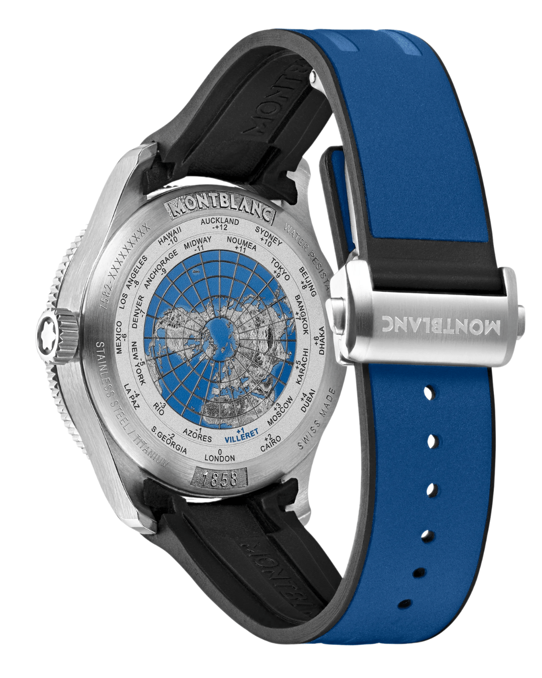 Montblanc 1858 GMT BLAU - Bartels Watches