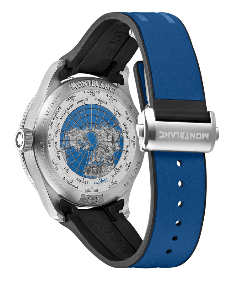Montblanc 1858 GMT BLAU - Bartels Watches