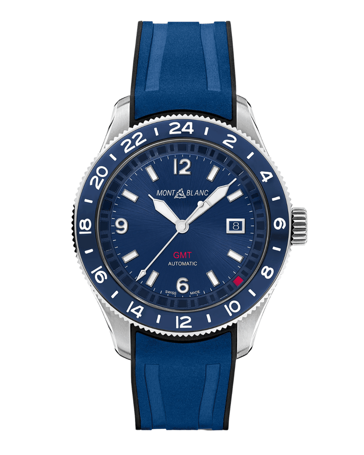 Montblanc 1858 GMT BLAU - Bartels Watches