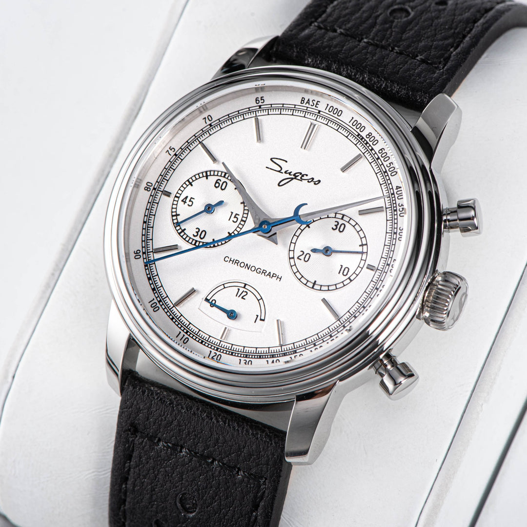 S 438 Chronograph mit Gangreserveanzeige, Seagul ST1906 - Bartels Watches