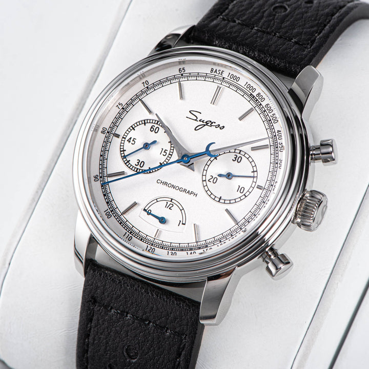 S 438 Chronograph mit Gangreserveanzeige, Seagul ST1906 - Bartels Watches