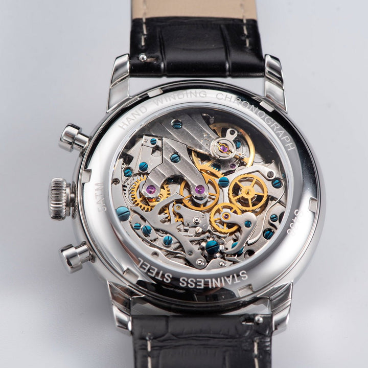 S 438 Chronograph mit Gangreserveanzeige, Seagul ST1906 - Bartels Watches