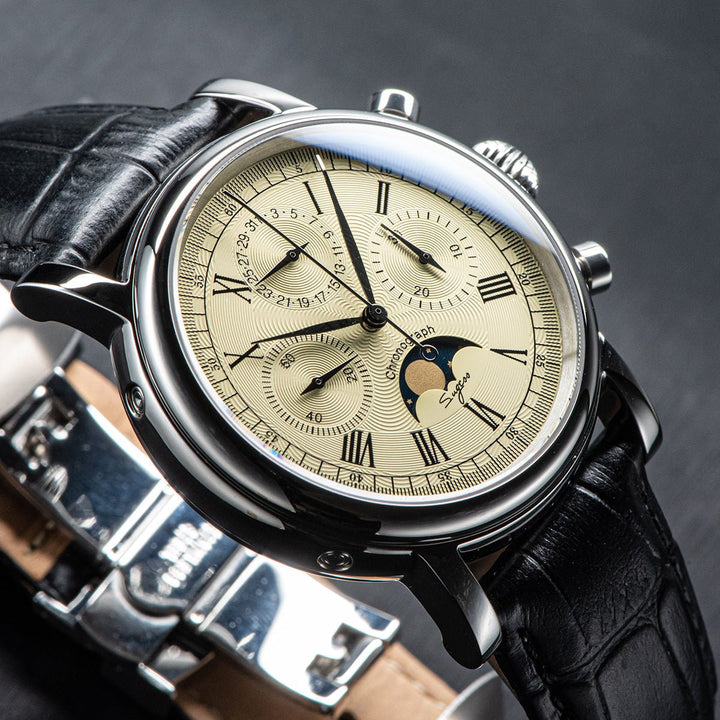 Sea-Gull M199-S Chronograph Reissue - Bartels Watches