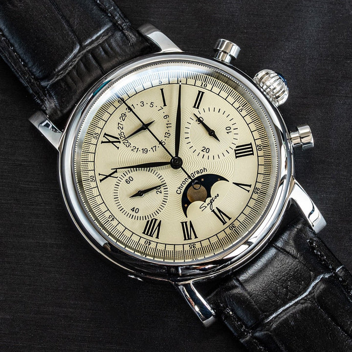 Sea-Gull M199-S Chronograph Reissue - Bartels Watches