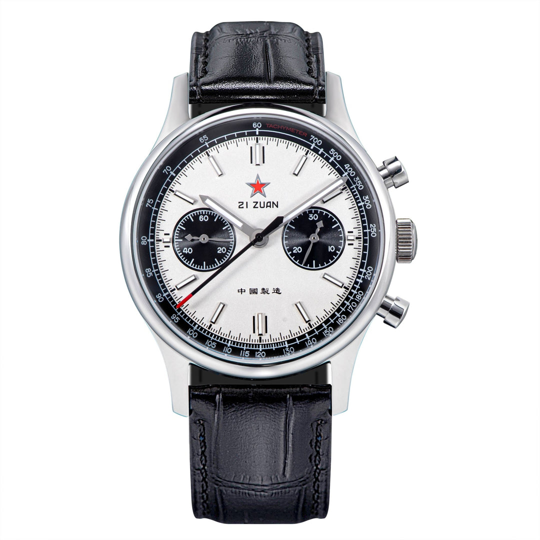 Seagull 1963 Chronograph Red Star Reissue - Bartels Watches