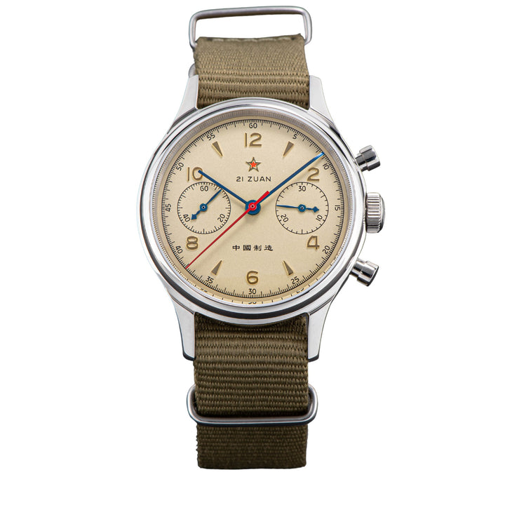 Seagull 1963 Chronograph Red Star Reissue - Bartels Watches