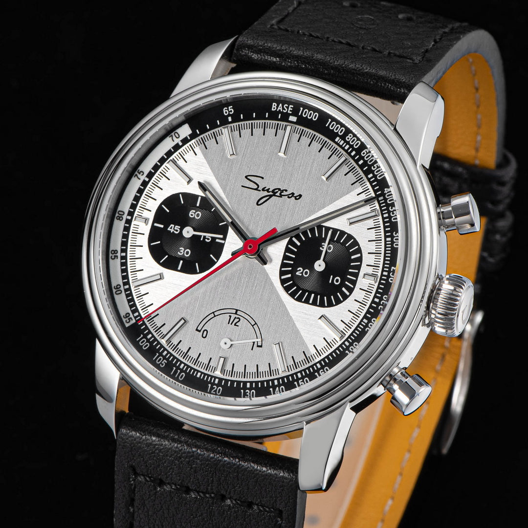 Sugess S438 Chronograph mit Gangreserveanzeige, Seagul ST1906