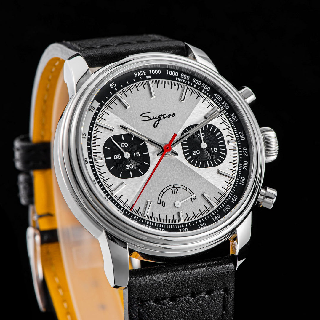 Sugess S438 Chronograph mit Gangreserveanzeige, Seagul ST1906