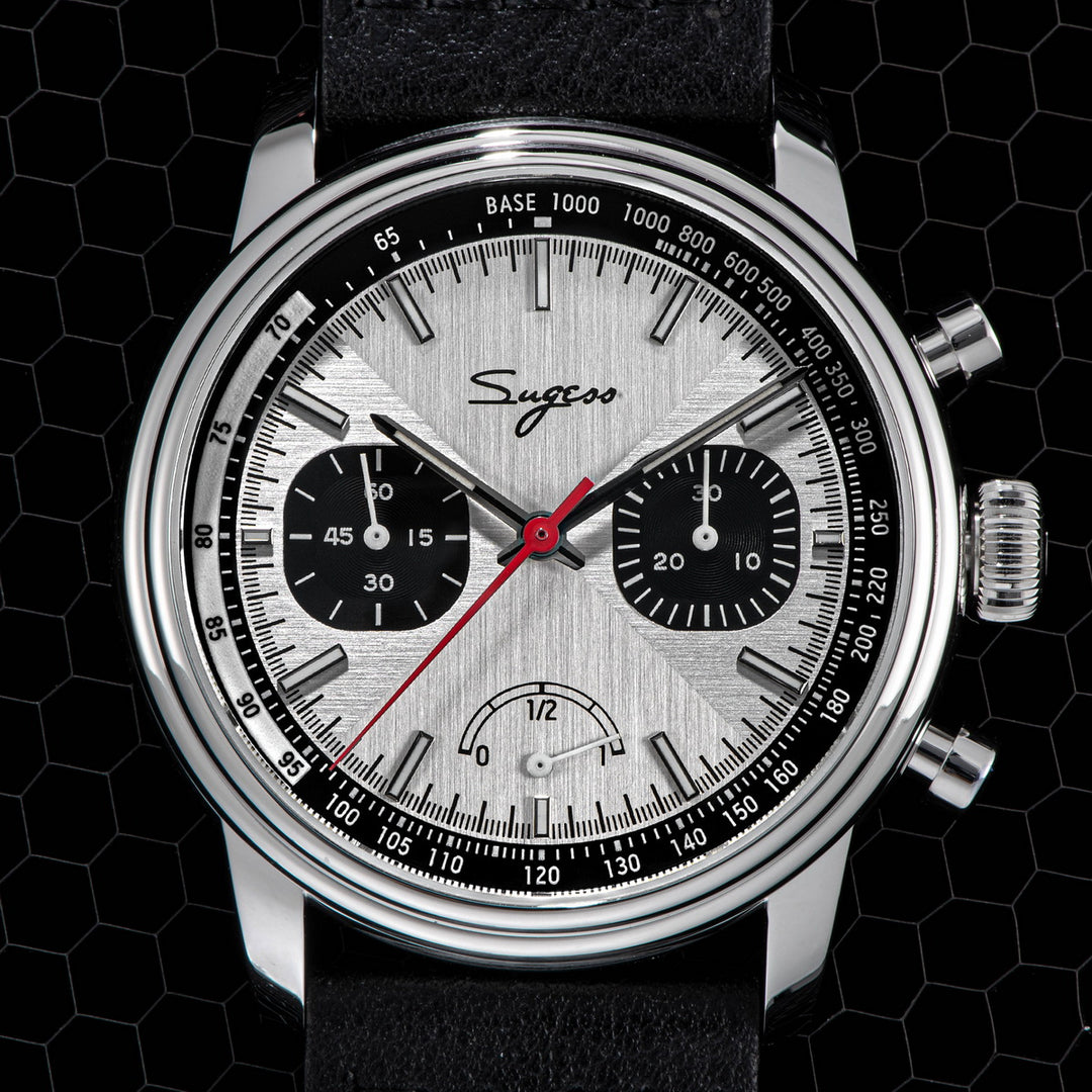 Sugess S438 Chronograph mit Gangreserveanzeige, Seagul ST1906