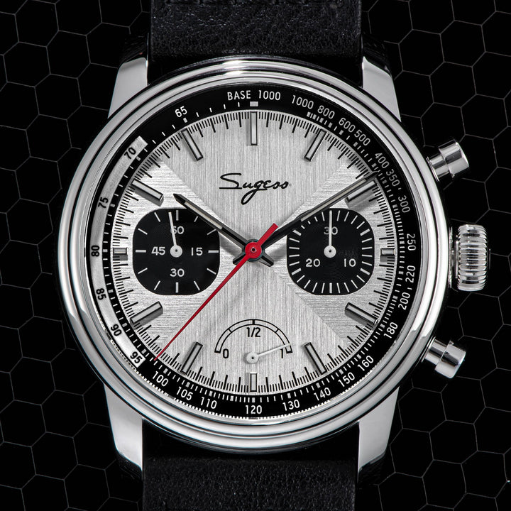 Sugess S438 Chronograph mit Gangreserveanzeige, Seagul ST1906
