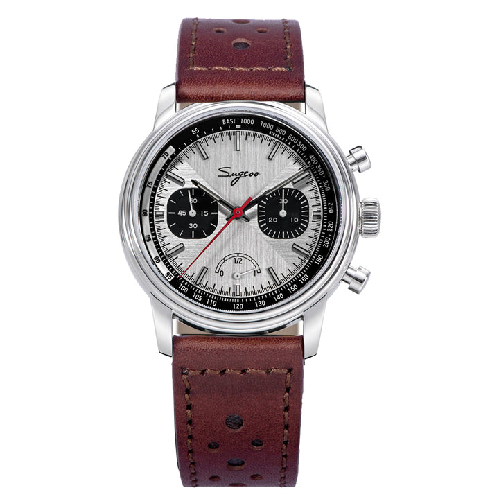 Sugess S438 Chronograph mit Gangreserveanzeige, Seagul ST1906