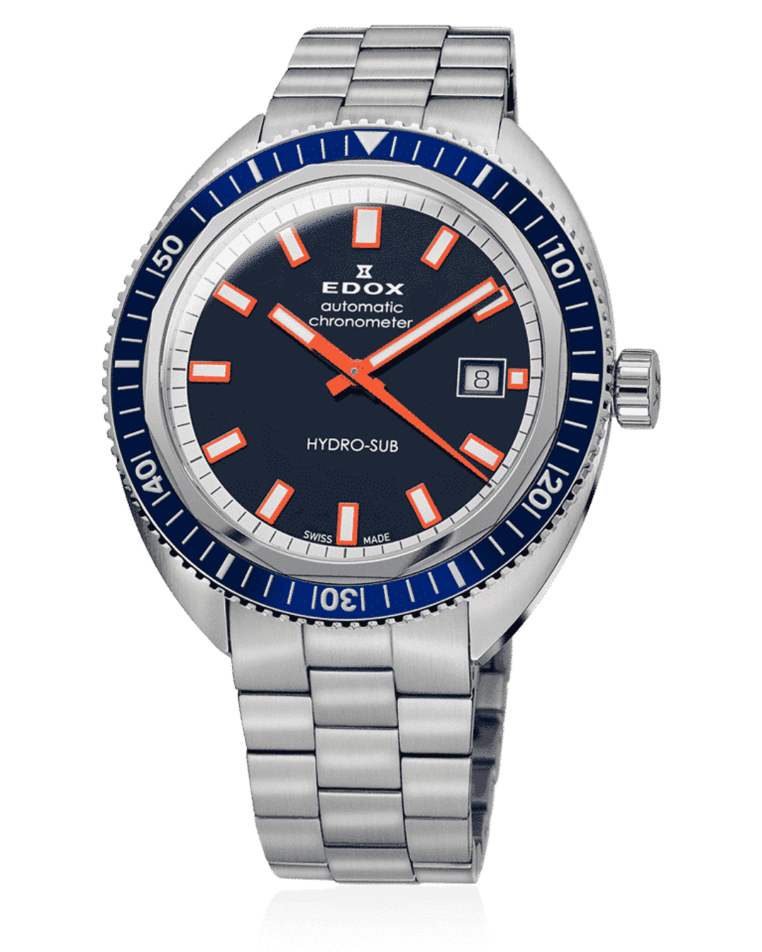 Edox Hydrosub Date Automatic Chronometer - Bartels Watches