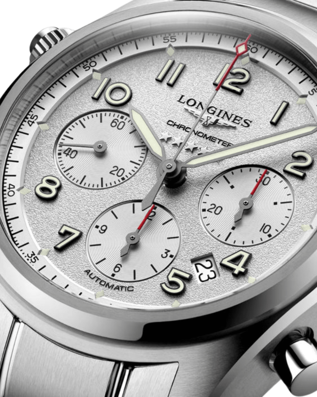 Longines Spirit Chronograph Steel - Bartels Watches