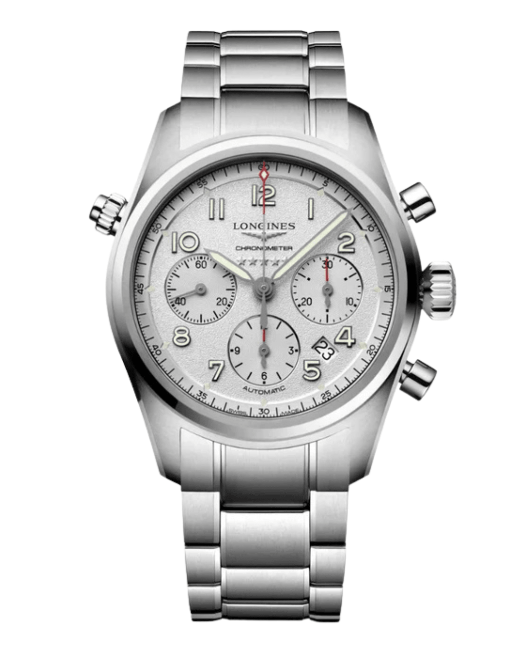 Longines Spirit Chronograph Steel - Bartels Watches