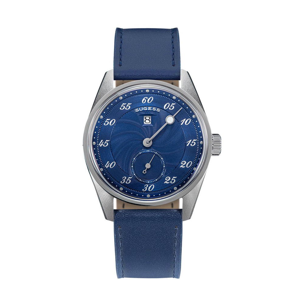 Sugess S451 Regulator Automatico Acciaio Grigio Bianco Pelle Orologio Uomo Sugess S451 Regulator Automatico Acciaio Grigio Bianco Pelle Orologio Uomo