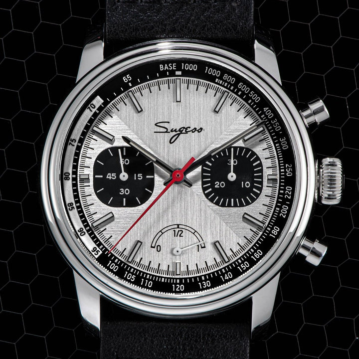 Sugess S438 Chronograph mit Gangreserveanzeige, Seagul ST1906 - Bartels Watches