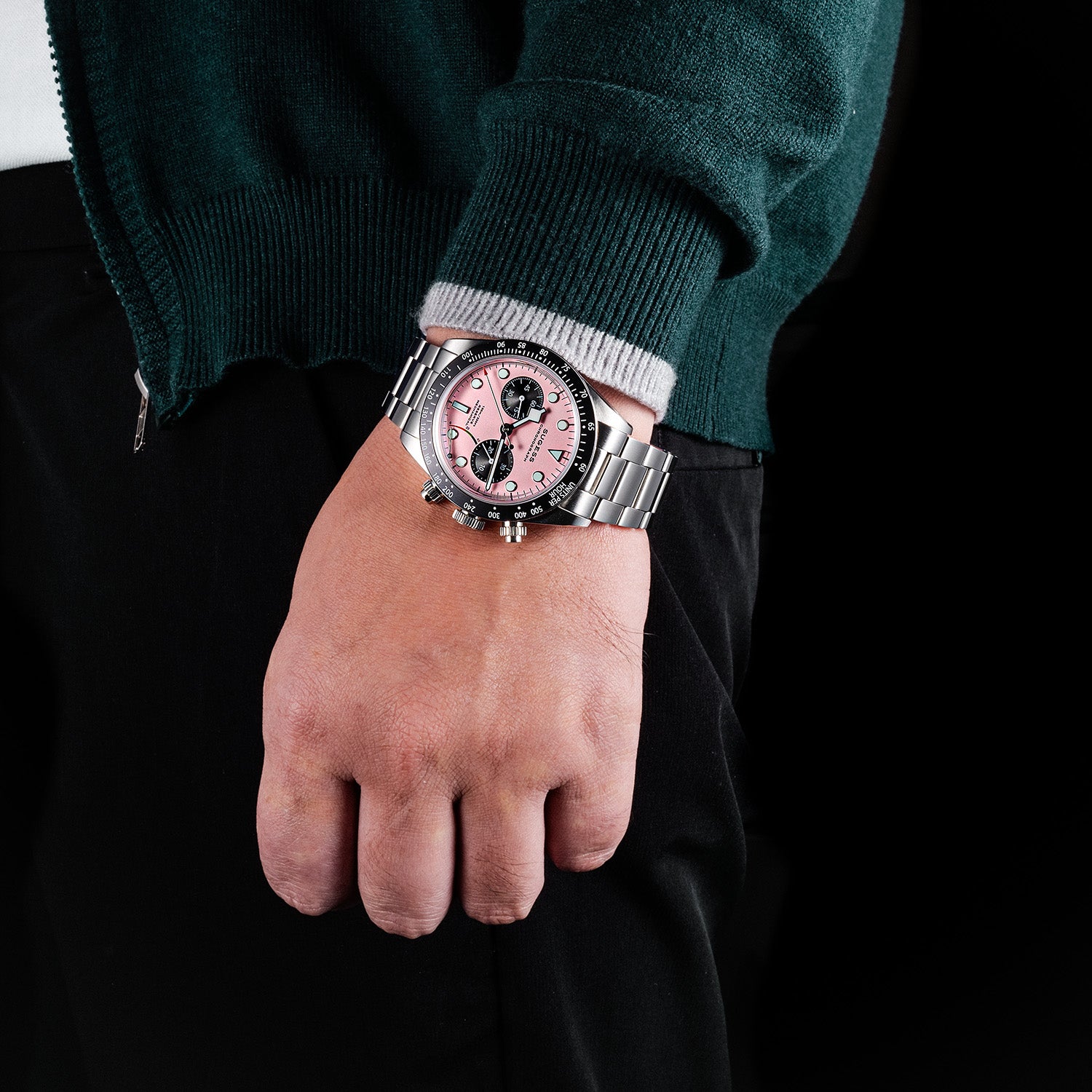 ローズクォーツ220mm Sugess S457 Chronograph | Bartels Watches