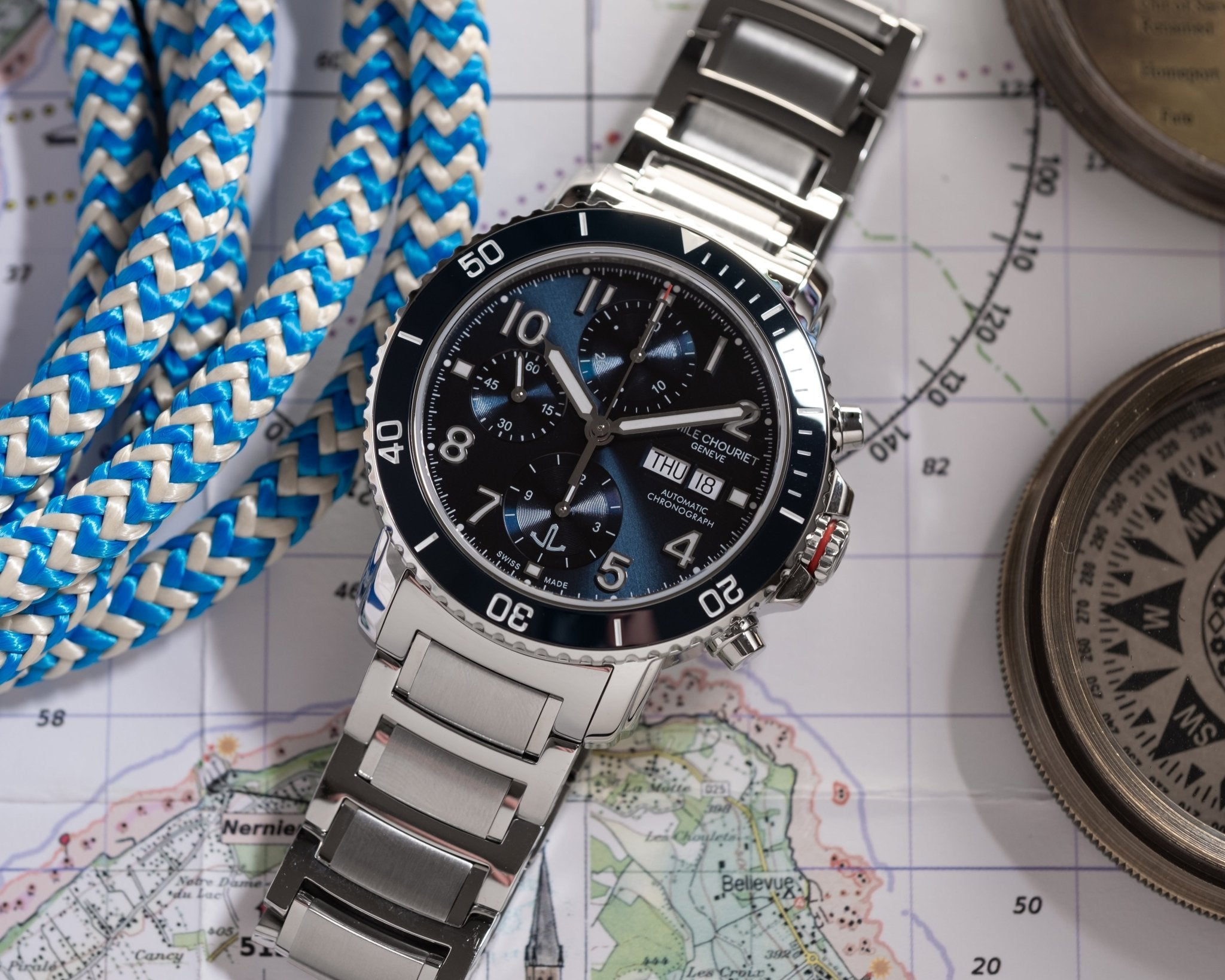 Emile Chouriet Challenger Deep Chronograph | Bartels Watches