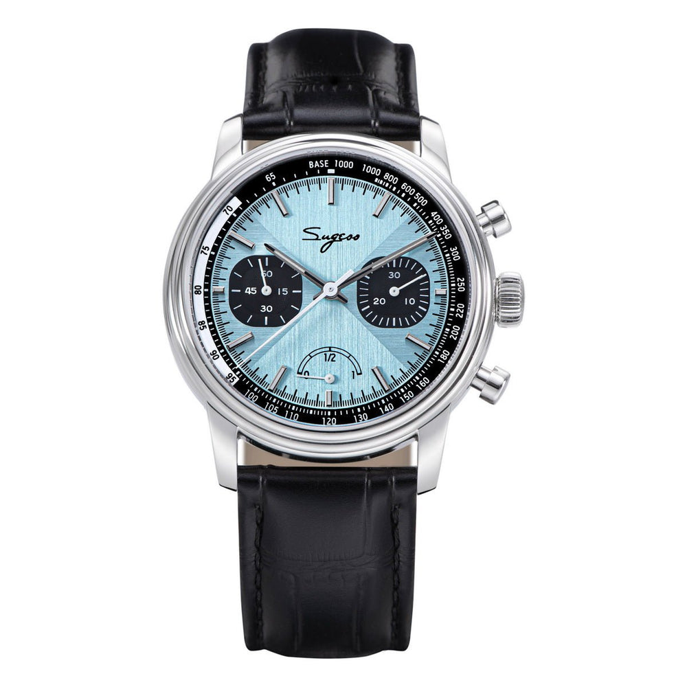 S 438 Chronograph mit Gangreserveanzeige, Seagul ST1906 - Bartels Watches